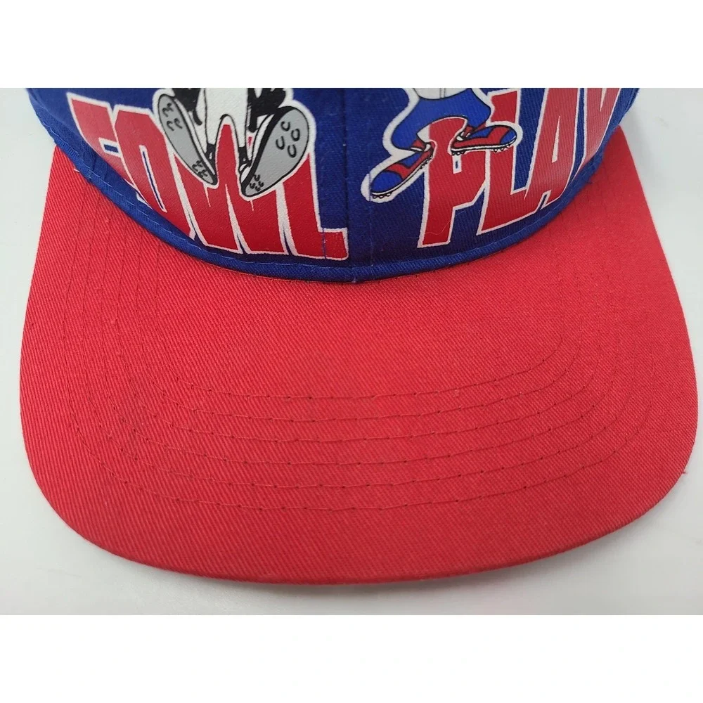 Vintage Youth Chicago Cubs Looney Tunes Fowl Play Taz Daffy Snapback Hat Cap MLB